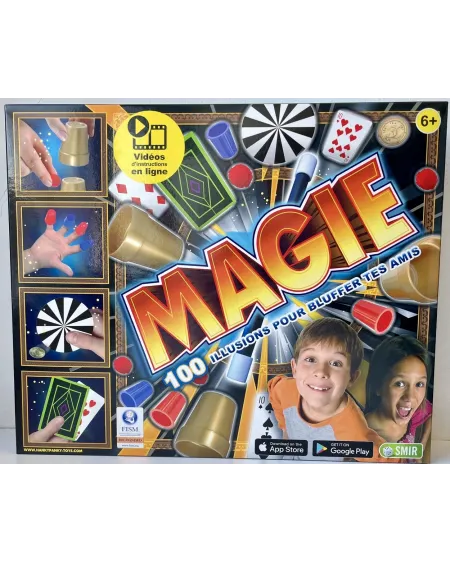 COFFRET MAGIE AMAZING 100 TOURS  Réalise 100 tours de magie vraimen...