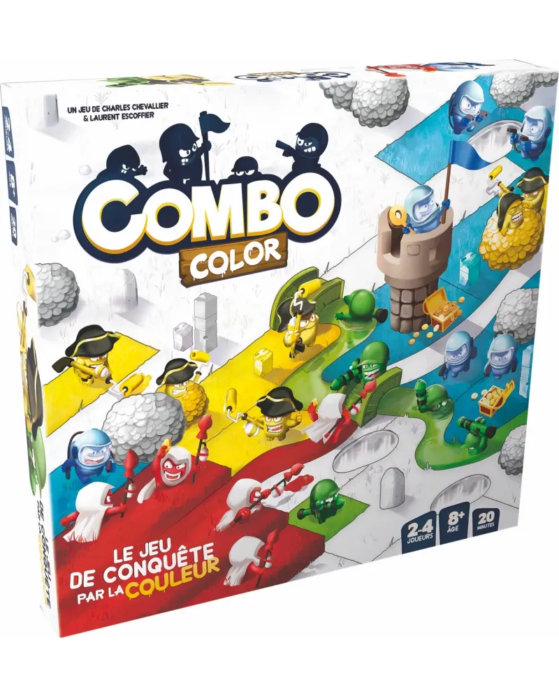 ASMODEE COMBO COLOR Jeu de conquète par la couleur : le but est d'é...