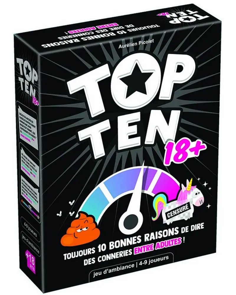 COCKTAIL GAMES TOP TEN 18+ 500 thèmes épicés et délirants qui vous ...