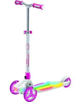 SCOOTER 3 ROUES EVO RAINBOW BLAST ROSE  Roues de 125 mm à l'avant e...