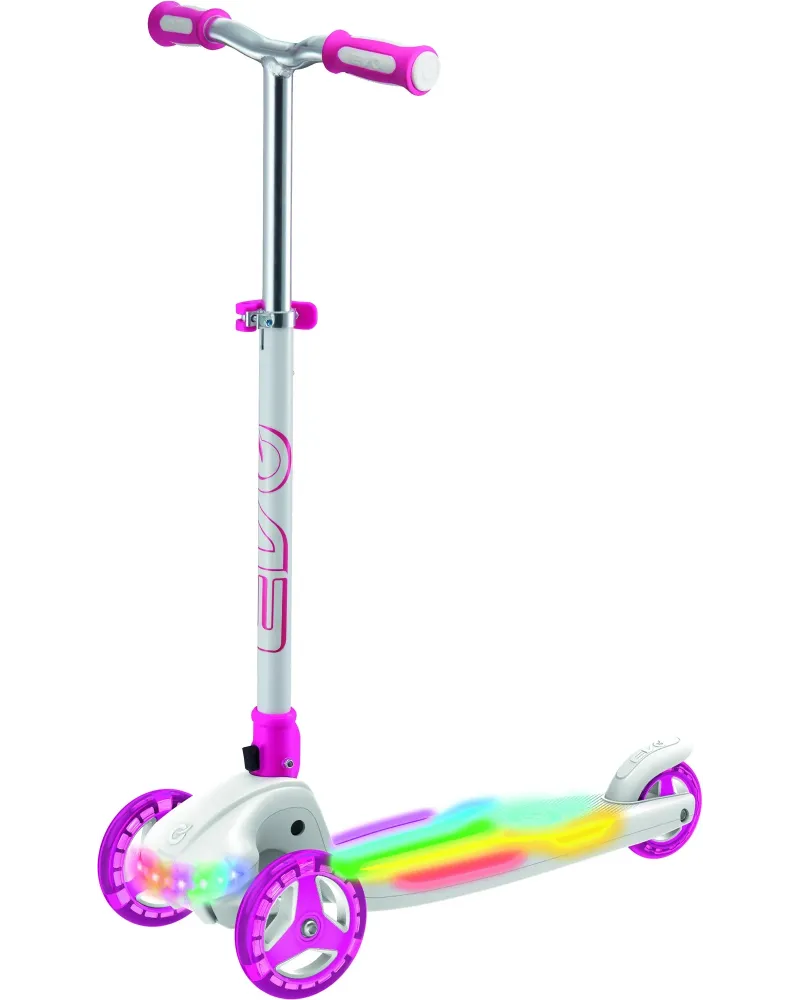 SCOOTER 3 ROUES EVO RAINBOW BLAST ROSE  Roues de 125 mm à l'avant e...