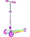 SCOOTER 3 ROUES EVO RAINBOW BLAST ROSE  Roues de 125 mm à l'avant e...