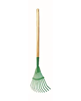 SET 4 GRANDS OUTILS JARDIN BOIS/ACIER  1 pelle, 1 râteau, 1 binette...