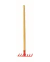 SET 4 GRANDS OUTILS JARDIN BOIS/ACIER  1 pelle, 1 râteau, 1 binette...