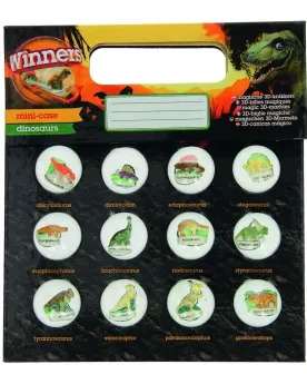 PACK 12 BILLES DINO 3D  12 maillets incrustés d'un mini-dinosaure. ...