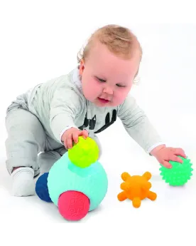 PUZZLE MULTIBALLES  Des balles souples de formes et de textures dif...