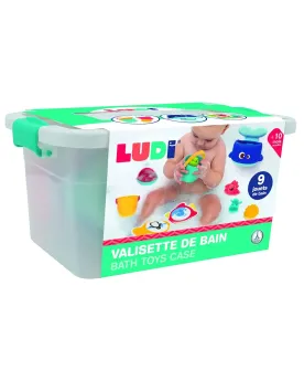 BAC POIGNEE BATEAU REMONT. + 3 ASPERG.  9 jeux de bain inclus (figu...