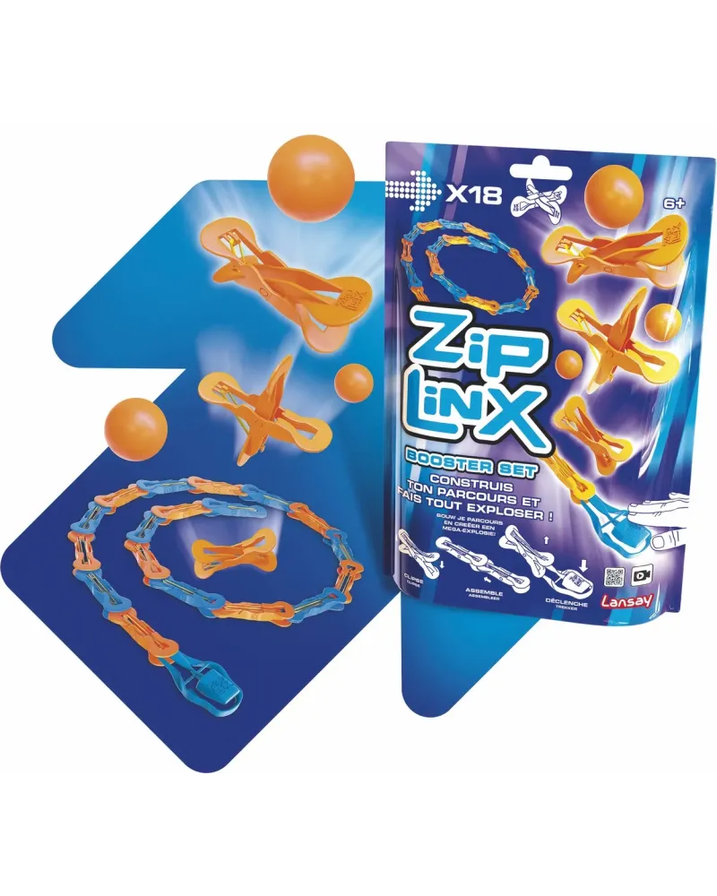 ZIP LINK BOOSTER DET  Assemble les linx pour créer un parcours et a...