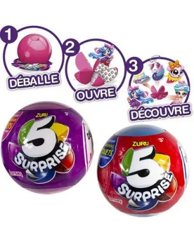 5 SURPRISES  Ouvre ta capsule et découvre tes 5 surprises, cachées ...