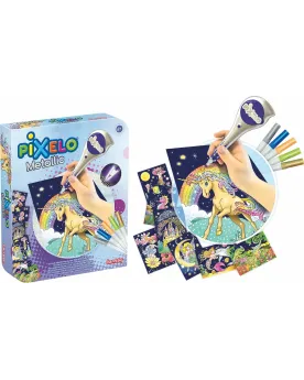 PIXELO METALIC  Choisis ton tableau et un feutre couleur métallique...