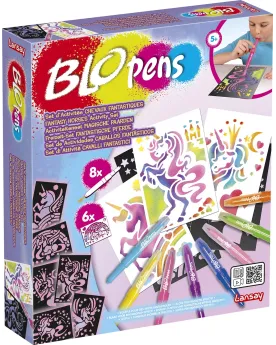BLOPENS SET D'ACTIVITES CHEVAUX FANTASTI  Avec 8 feutres dans lesqu...