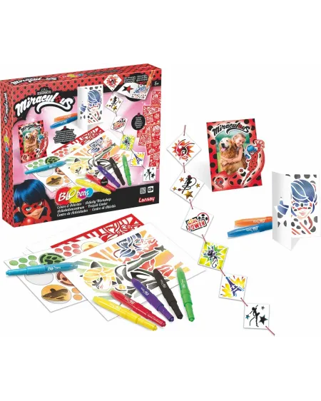 BLOPENS CENTRE D'ACTIVITES MIRACULOUS  Choisis ton pochoir, souffle...
