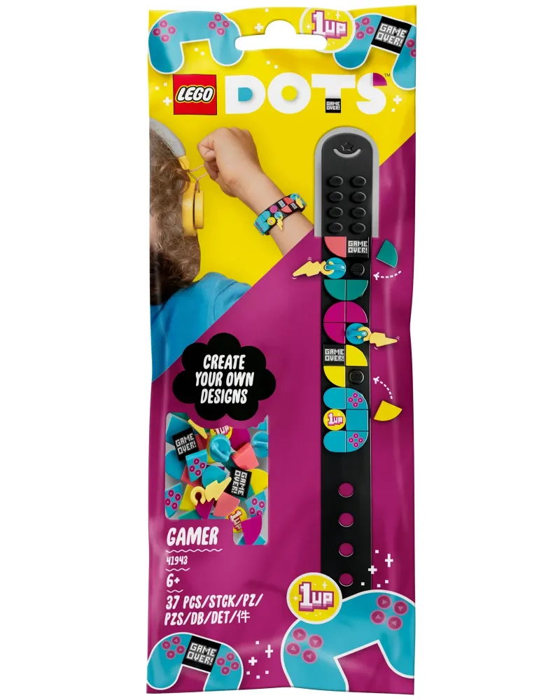 BRACELET GAMER AVEC PORTE-BONHEUR   LEG41943 LEGO Pays d'origine: E...