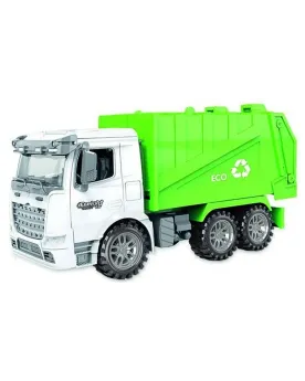 CAMION POUBELLE 1/14 27CM A FRICTION  27 cm. A friction. Plusieurs ...