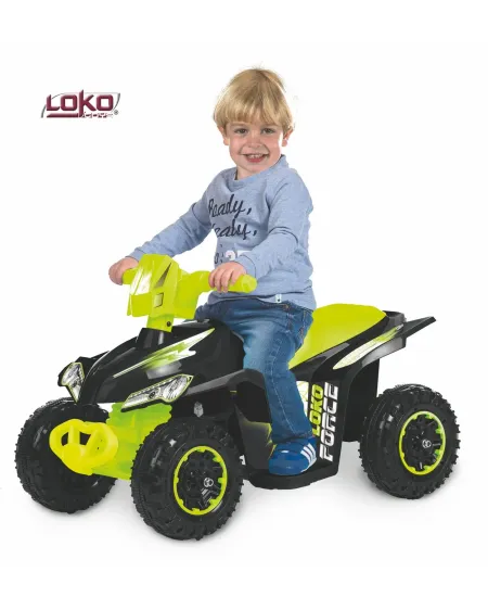 R-QUAD 6V NOIR/VERT  Batterie 6 V (chargeur inclus). Existe en rose...