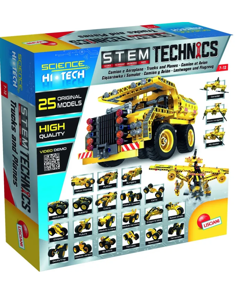 HI TECH AVION ET CAMION 361 PCES  361 pièces pour construire 25 mod...