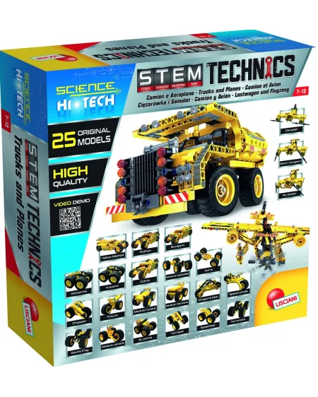 HI TECH AVION ET CAMION 361 PCES  361 pièces pour construire 25 mod...