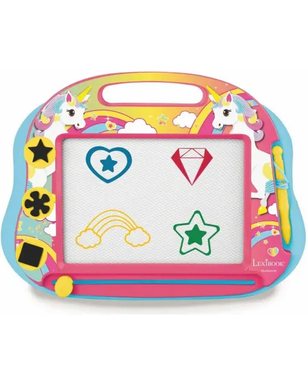 ARDOISE MAGIQUE COULEUR + ACC. LICORNE  Ecris et dessine avec les t...