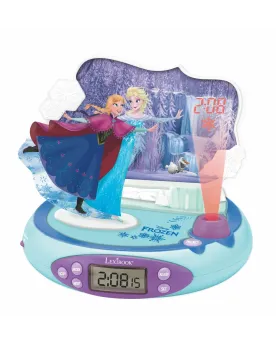 FROZEN RADIO REVEIL ALARME PROJECTEUR  Projette l'heure au plafond,...