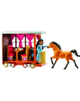 SPIRIT LUCKY'S TRAIN HOUSE  Avec Lucky (d'environ 18 cm). Le train ...