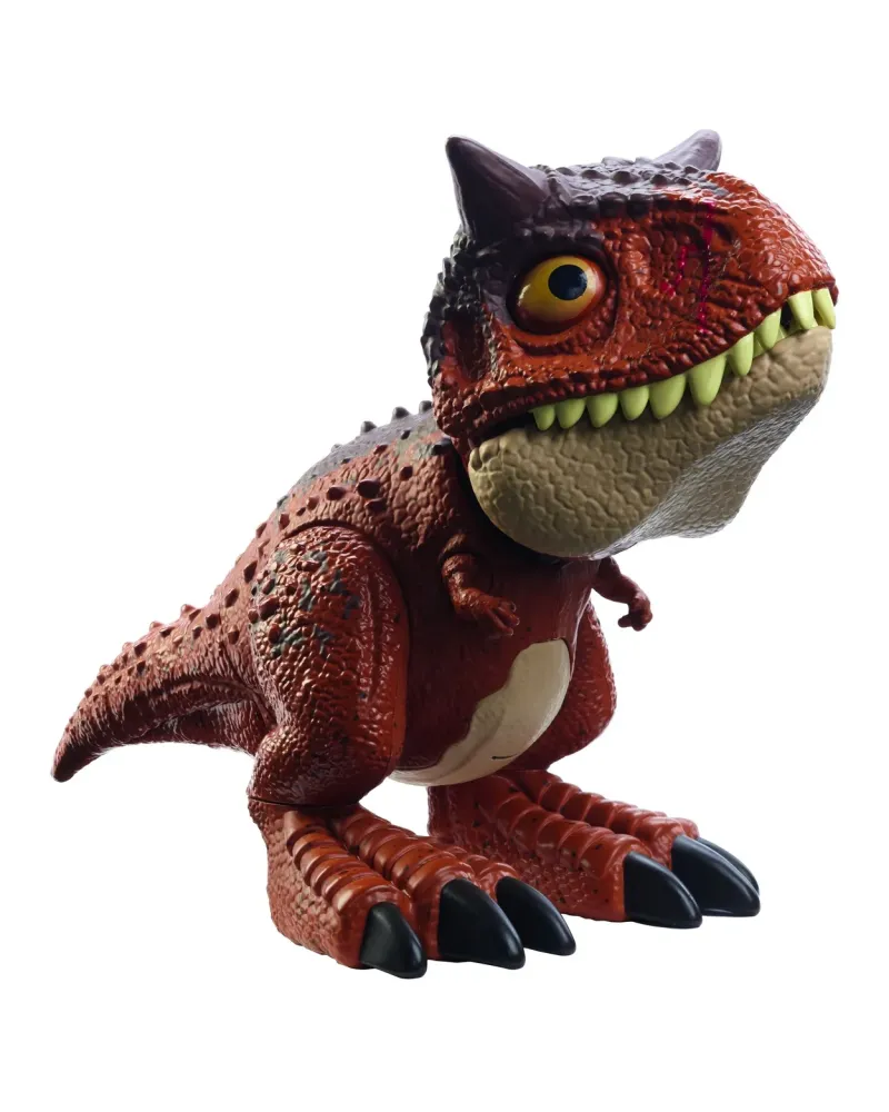 JURASSIC CHOMPIN'CARNOTAURUS  Bébé Carnotaurus de 23 cm. Utilise sa...
