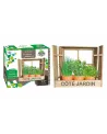 BOITE FENETRE JARDINIERE + 3 POTS  3 Pots en bambou biodégradables,...