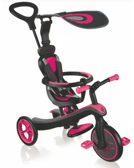 TRIKE EXPLORER TRICYCLE 4EN1 ROSE Tout-en-un , d'abord tricycle pui...