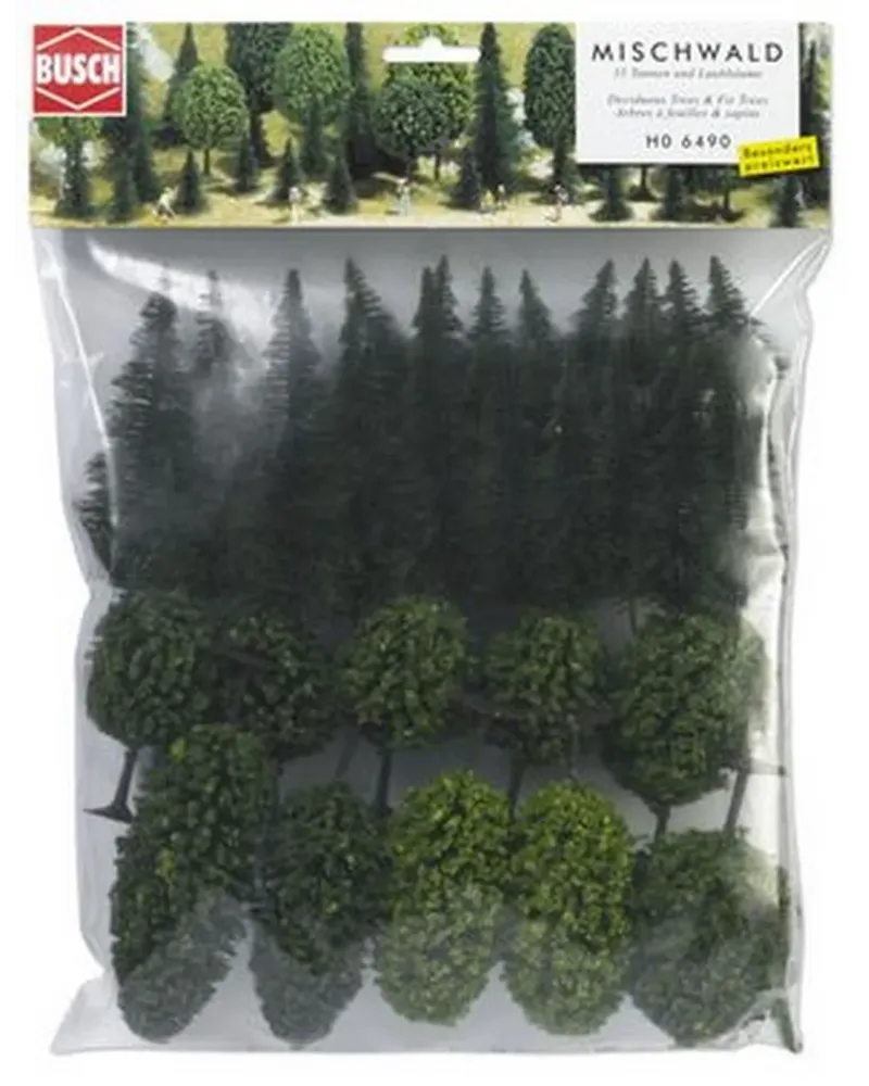 SACHET DE 35 ARBRES ASSORTIS 50A110MM   MRKB6490 MARKLIN Âge Minimu...