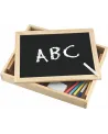 2 EN 1 TABLEAU CRAIE/BLC 35X28 + 20 MAGN  1 face craie, 1 face déco...