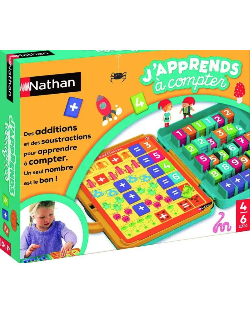 J'APPRENDS A COMPTER  Découvre les nombres jusqu'à 12, puis effectu...