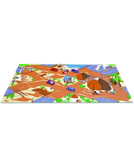 TAPIS DE JEU DAKAR 110X55+VEHIC 1/64  110 x 55 cm. NRVT22000 NOREV ...