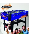 TABLE 7 EN 1 MULTIJEUX 120X61X83  Babyfoot, billard américain, tenn...
