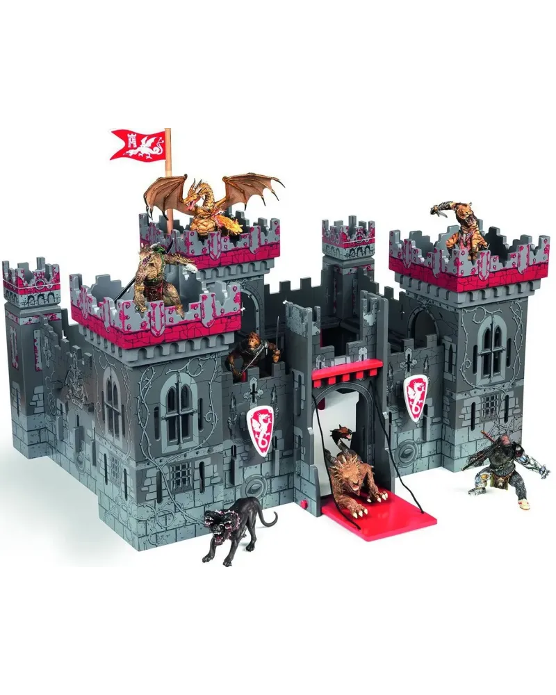 CHATEAU DES MUTANTS  En bois. 58 x 40 x 30 H cm. Figurines non incl...