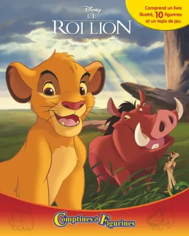 COFFRET COMPTINES ET FIGURINES ROI LION  1 livre, des figurines et ...