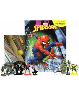 COFFRET COMPTINES ET FIGURINES SPIDERMAN  1 livre, des figurines et...