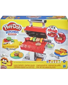 PLAY DOH LE BARBECUE  Prépare des hot-dogs, des hamburgers, des bro...