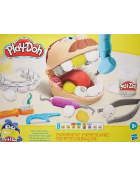 PLAY DOH LE NOUVEAU DENTISTE  Crée des dents, soigne ses caries, ar...