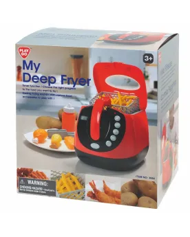 FRITEUSE ROUGE  Avec minuterie et accessoires. PLG3684 PLAYGO Âge M...