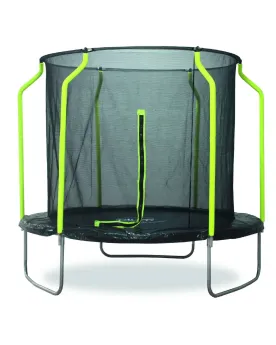 TRAMPOLINE 240CM+ENCLOS Design contemporain. La forme des pieds gar...