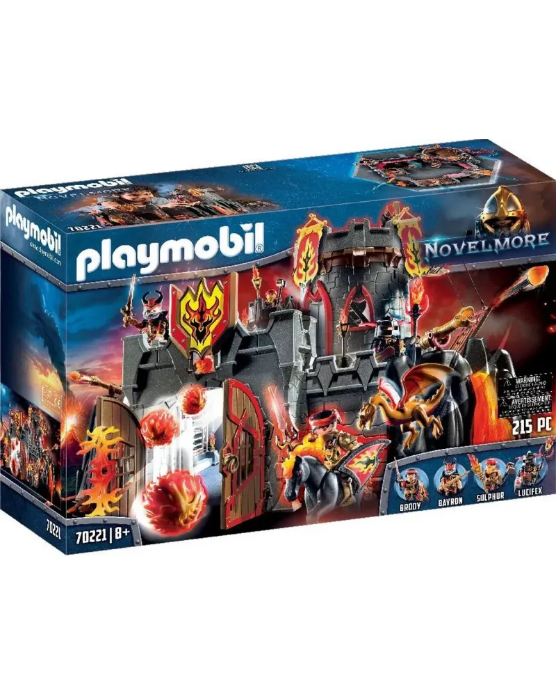FORTERESSE VOLCANIQUE DES CHEVALIERS DU   PMB70221 PLAYMOBIL Pays d...