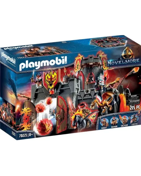 FORTERESSE VOLCANIQUE DES CHEVALIERS DU   PMB70221 PLAYMOBIL Pays d...