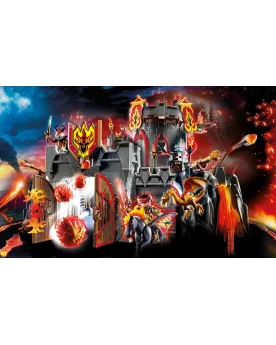 FORTERESSE VOLCANIQUE DES CHEVALIERS DU   PMB70221 PLAYMOBIL Pays d...