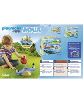 1-2-3 BALANCOIRE AQUATIQUE AVEC ARROSOIR   PMB70269 PLAYMOBIL Pays ...
