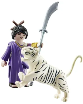COMBATTANTE NINJA ET TIGRE  GAMME SPECIAL PLUS PMB70382 PLAYMOBIL P...