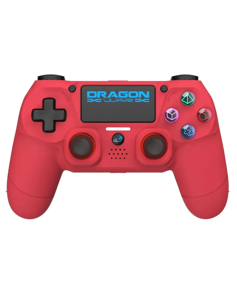 PL4 MANETTE SANS FIL DRAGON SHOCK ROUGE   PS4560983 PLAYSTATION 4 Â...