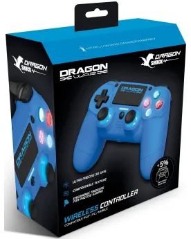 PL4 MANETTE SANS FIL DRAGON SHOCK BLEUE   PS4560984 PLAYSTATION 4 Â...