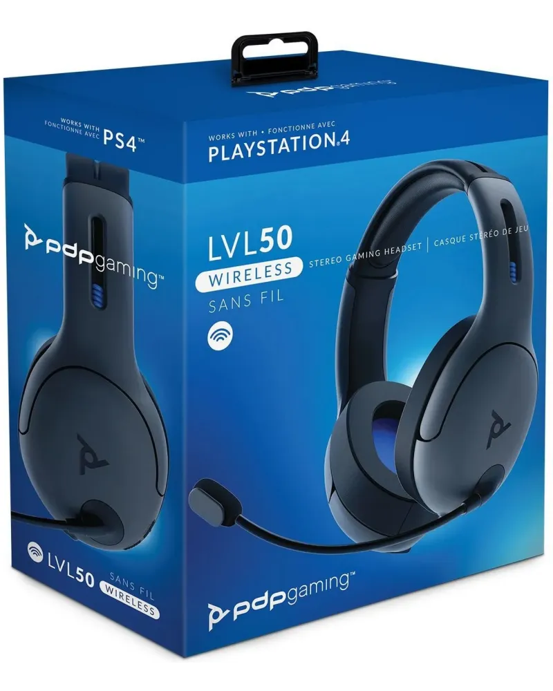 PL4 CASQUE LVL50 SANS FIL GRIS   PS4606455 PLAYSTATION 4 Âge Minimu...