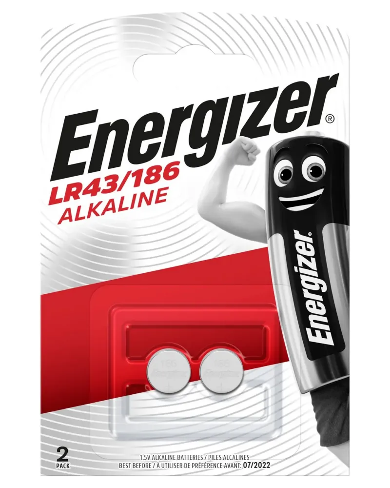 BLISTER 2PILES LR43 186   RAL623057 ENERGIZER Âge Minimum: 0A -Âge ...