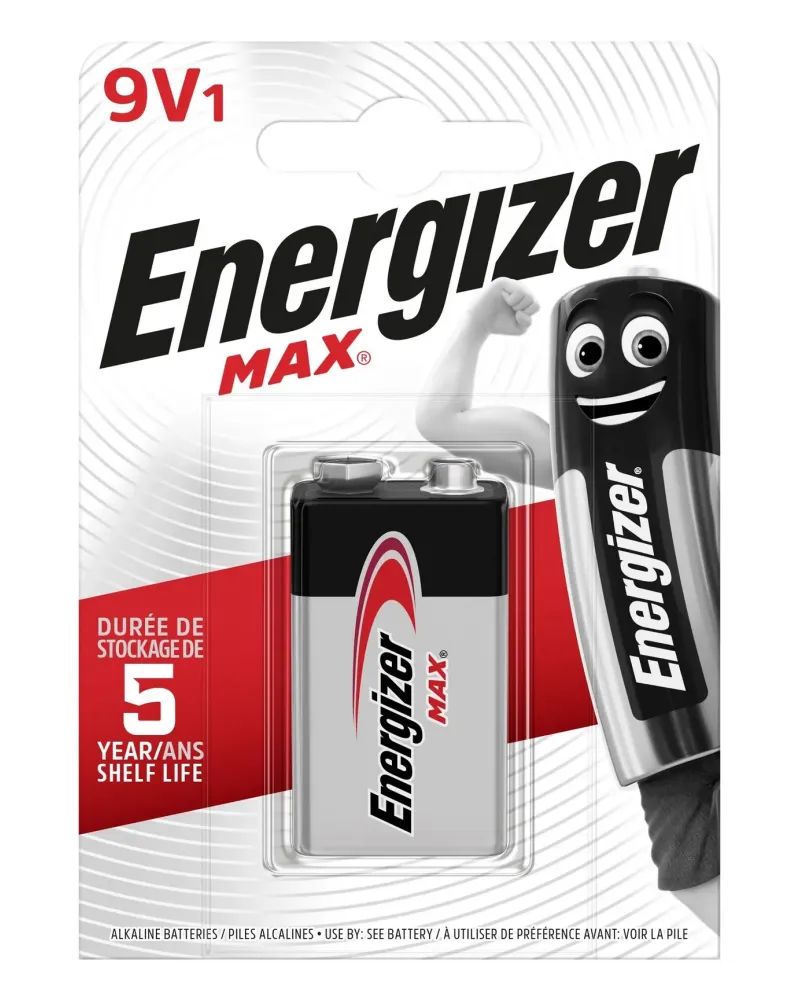 1 PILE ENERGIZER 6LR61 MAX (9V)   RALE3001159 ENERGIZER Âge Minimum...