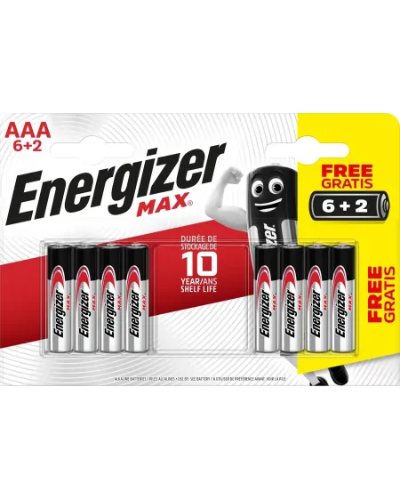 6 + 2 LR03 MAX   RALE3001243 ENERGIZER Âge Minimum: 0A -Âge Maximum...